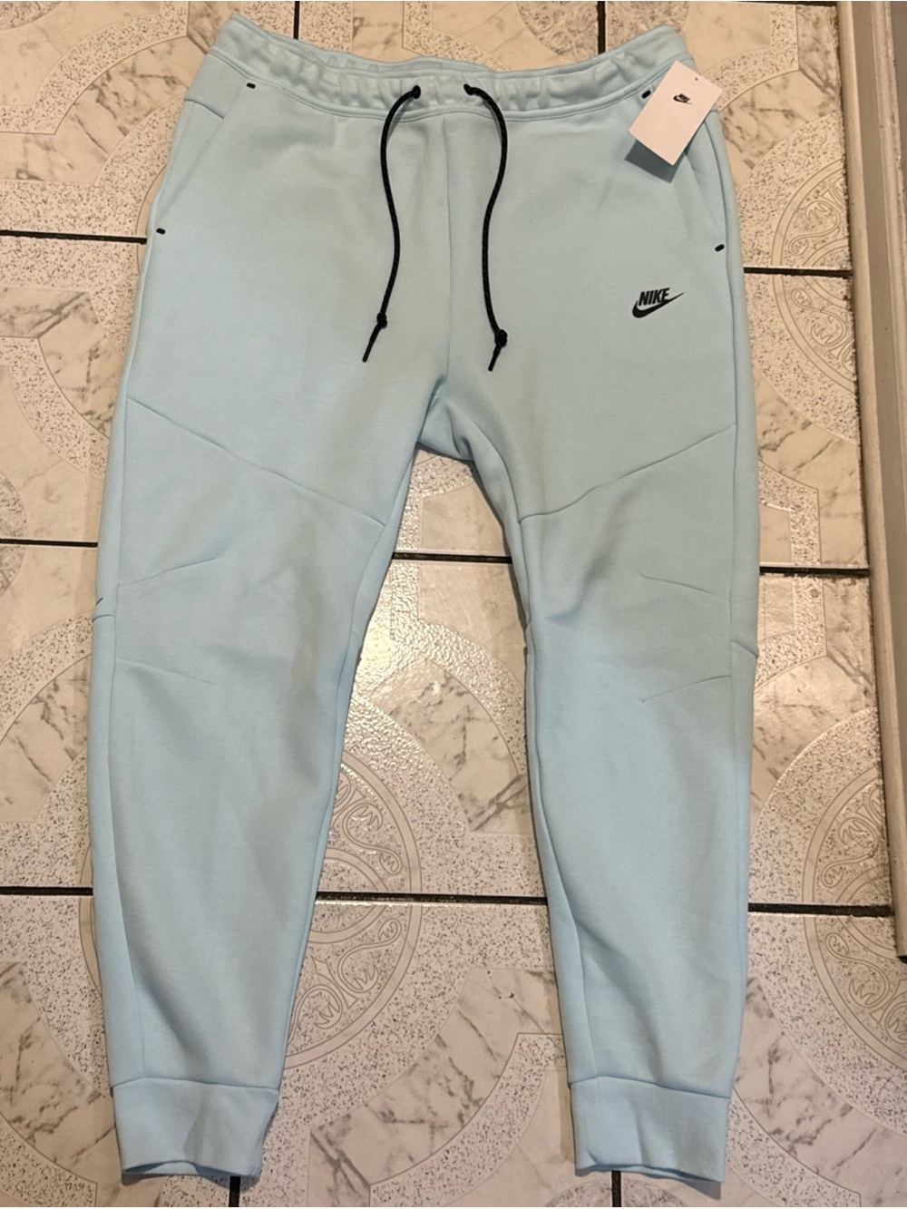 New Nike Sportswear Tech Fleece Joggers Glacier Blue Men’s Sizes HV0959-474